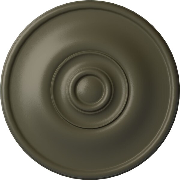 Ekena Millwork Jefferson Ceiling Medallion (Fits Canopies up to 2 7/8"), Hnd-Painted Witch Hazel, 11 3/4"OD x 3/8"P CM12JEWHF - main